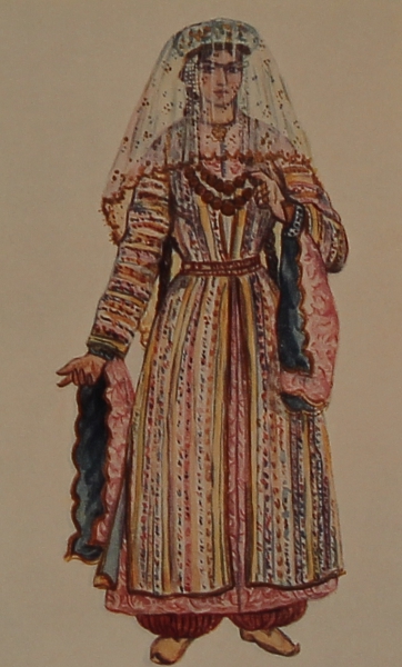 Armenian costume of Partsr Hayk