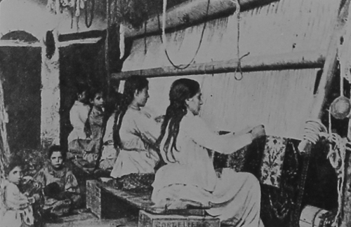 Carpet workshop in Kula