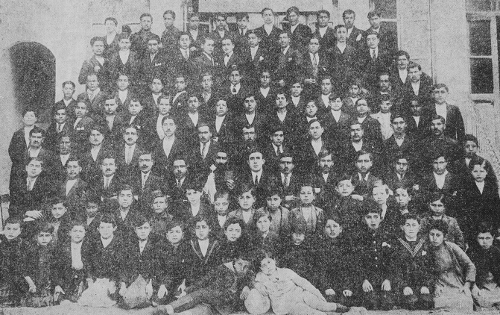 Schoolboys of the Malatia Educational Society in Aleppo – 1924