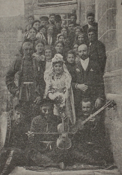Wedding party in Gyumri