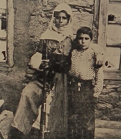 Mother with her son – 1910