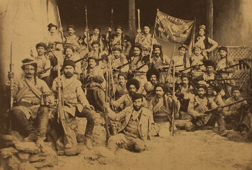 Vazken fedayee (partisan) group in Van, 1896