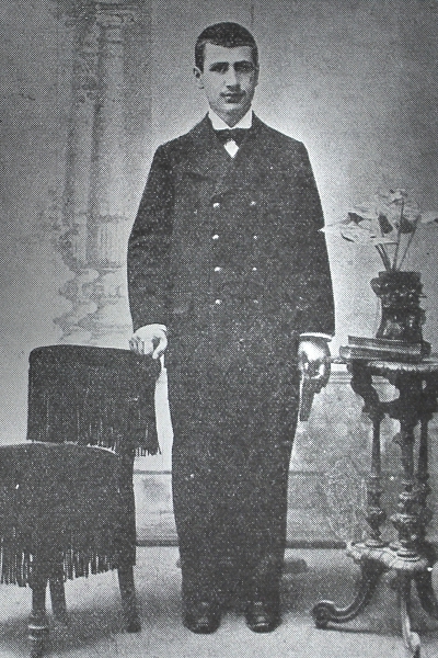 Daniel Varoujan, student at the Mekhitarian