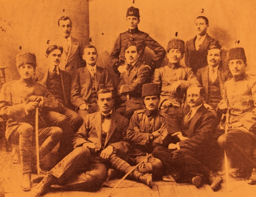 Students from Sebastia (Sevaz) at the Military school of Bolis
