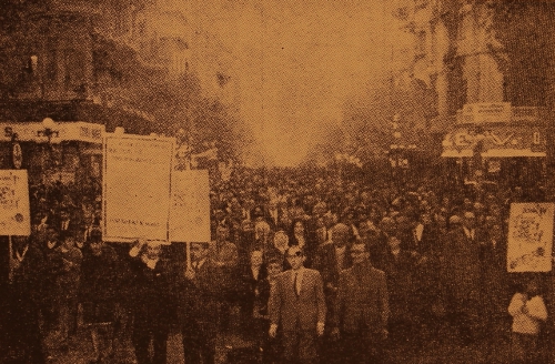 50th anniversary of the Armenian genocide in Montevideo, Uruguay