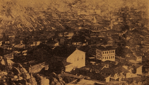 The Armenian district, schools and churches in Sivrihisar