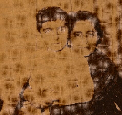 Doctor Eliz Khaznejian and his son