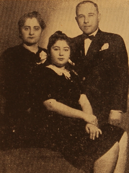 Doctor Hagop Balian with wife and daughter