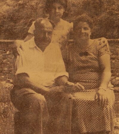 Harutiun and Serpuhi (Balian) Madanian and their daughter Anahid – Kislovodsk North Caucasus