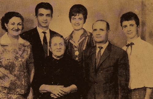 Mari, Krikor, Nono, Vahe, Noyemi and Avedis Bedjimeyan