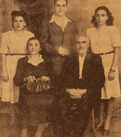 Mr and Mrs Djanig Simonian and their children – Beirut