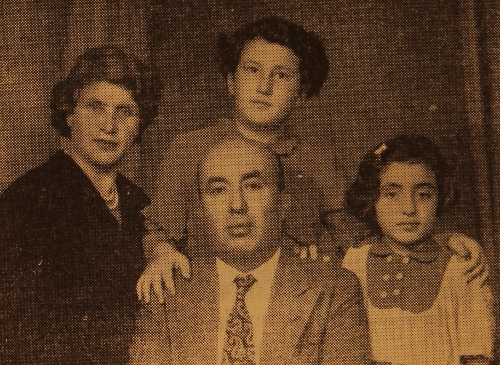 Mr and Mrs Kaprielian, their children Vartanush and Azaduhi – Montreal