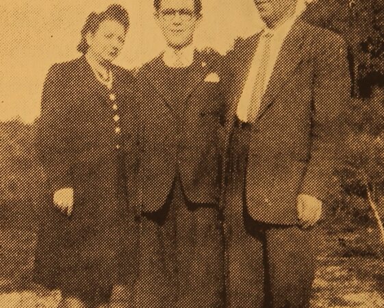 Mr and Mrs Tavit Chatalian with their son Gilbert – Paris
