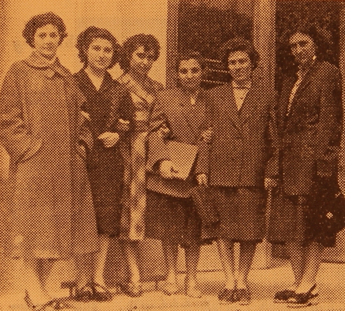 Satenig Tchatalian, Maro Balian and other graduates from Erevan University
