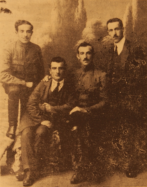 Armen Sasuni, Onnig Mekhitarian, G. Sasuni and Hemayag Manoogian