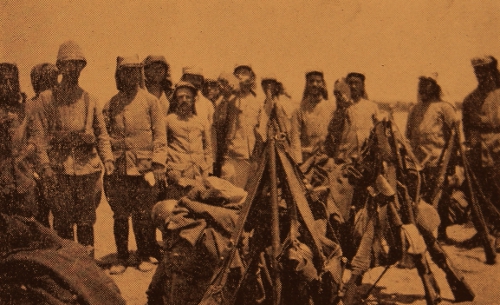 Armenian Legionnaires returning from the Battle of Arara