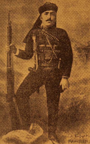 Fedayee Aram Hagopian, one of the three Gorun