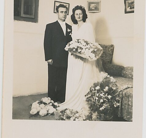 Anahid and Antranik Balian wedding – 1946