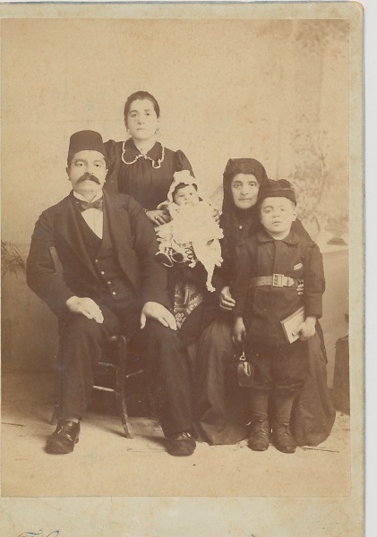 Garabed Agha Kaloustian and family – 1896