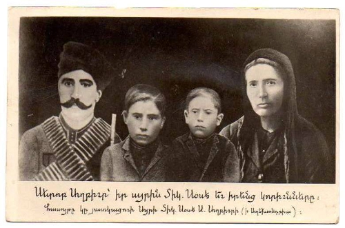 Serop Aghpur his wife Sose and their two sons
