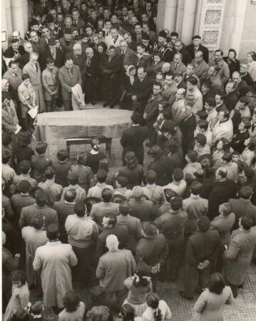 Sose Mayrig Funeral Sourp Boghos Bedros Church, Alexandria 1952