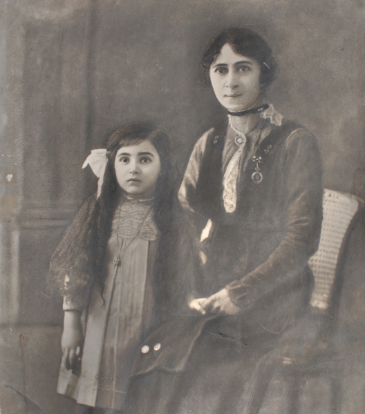 Unidentified Armenian mother and daughter