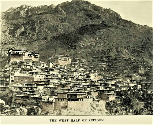 Zeytun town in August 1908
