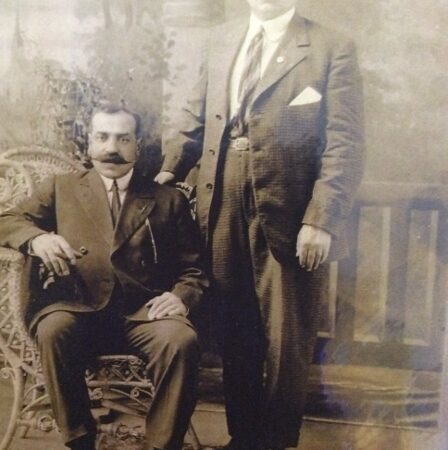 Unidentified Armenian men in the USA