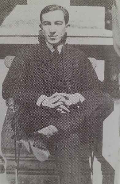 Armen Lubin in Luxembourg gardens, Paris 1925