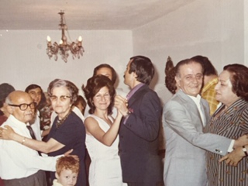 The engagement party with Zarmanians and Kazandjian