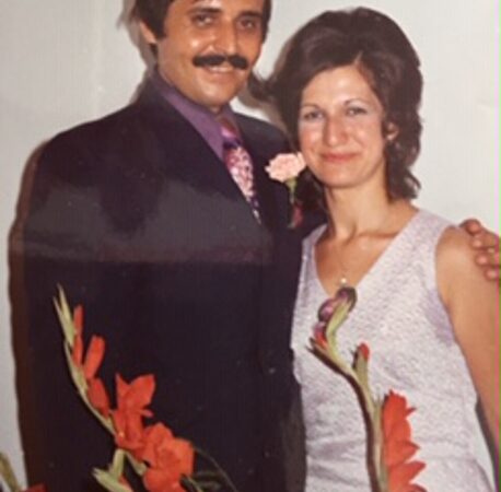 My fiancée Sonia Kechichian at the engagement party early October 1973 Beirut